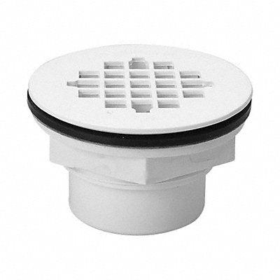 GRAINGER 133104 Shower Drain 2 5/8 in Body H Plastic