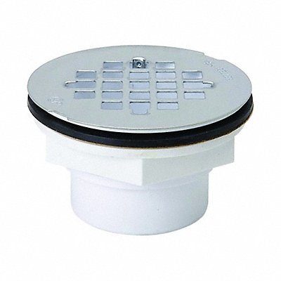 GRAINGER 133106 Shower Drain 2 1/2 in Body H SS
