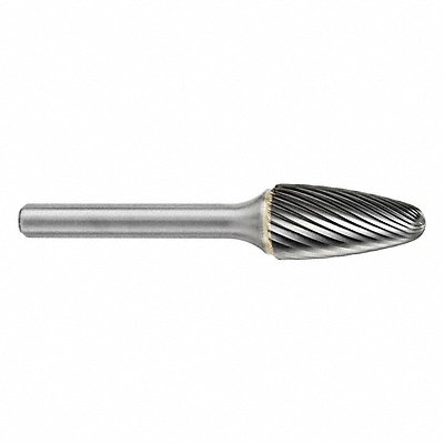 SGSPRO 13325 Carbide Burr 3/8 Dia 1/4 Shank SF3