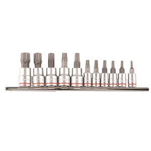 Kincrome 13646 Tamperproof TORX Socket Set Short Series 11 Piece 1/4 & 3/8 Drive