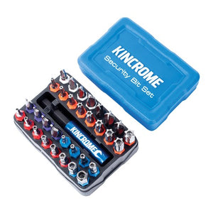 Kincrome 13648 Security Bit & Holder Set 33 Piece 1/4" Hex Drive