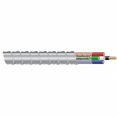 SOUTHWIRE 13791401 Metal Clad Building Cable 14AWG Alum 250ft