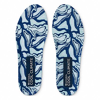SOFSOLE 13989 Insole Blue White Size Men 8 to 13