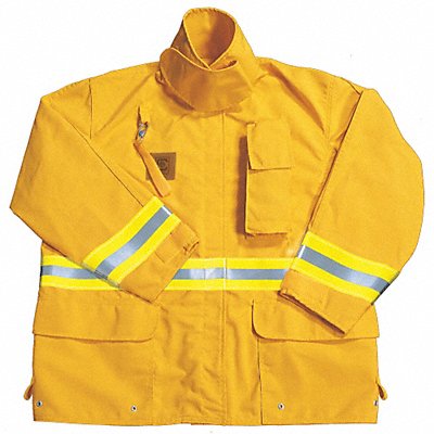 FIRE-DEX FS1J051L Wildland Coat Yellow L