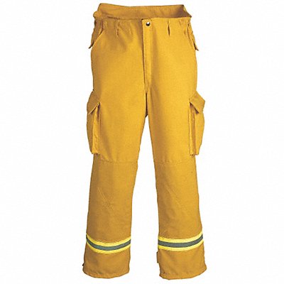 FIRE-DEX FS1P051PKB1 Wildland Pants Yellow Nomex XL