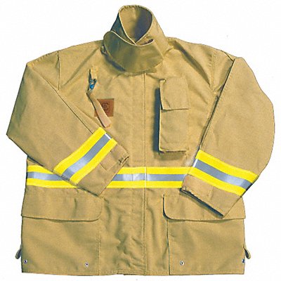 FIRE-DEX FS1J05SS Wildland Coat Tan Cotton S