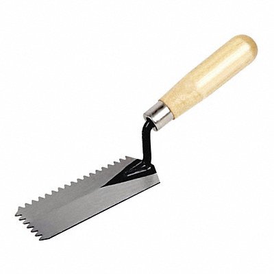 WESTWARD 13A581 Margin Trowel 9 3/4inL 2inW Carbon Steel