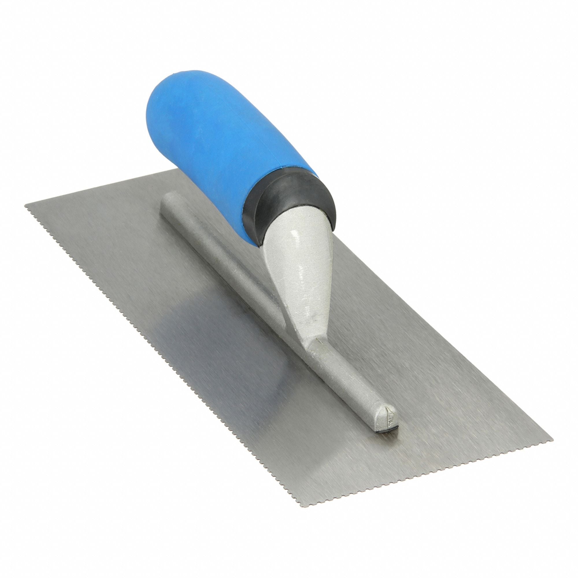 WESTWARD 13A631 Notched Trowel 11inL 4 1/2inW Steel