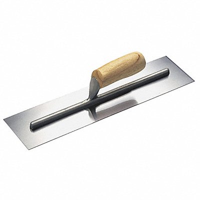 WESTWARD 13A735 Square-End Trowel 12inL 4inW CarbonSteel