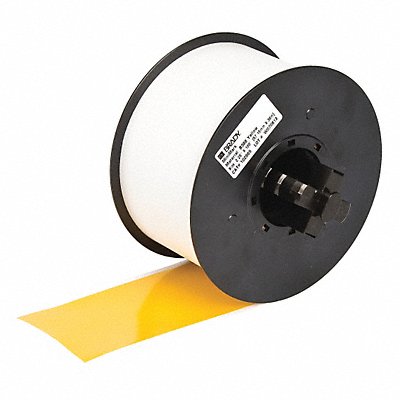 BRADY 113193 Label Tape Cartridge Yellow 2.25Inx100ft