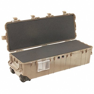PELICAN 1740 G3157 Protective Case 9 37/64 in Padlock Desert Tan