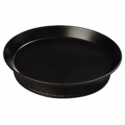 CARLISLE 6527GR03 Round Platter 10 19/50 in W Black PK12
