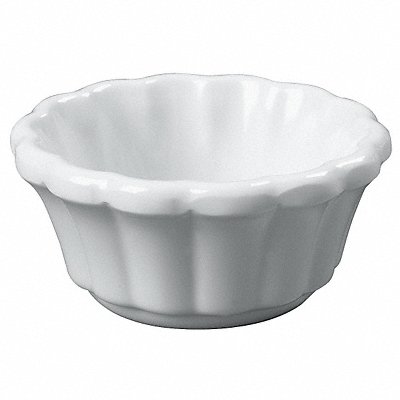 CARLISLE 43942GR02 Scalloped Ramekin 1 oz Cap. White PK48