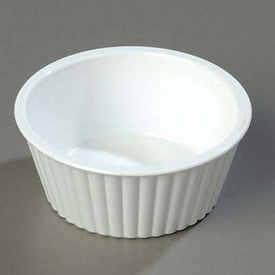 CARLISLE 0845GR02 Fluted Ramekin 4.5 oz Cap. White PK48