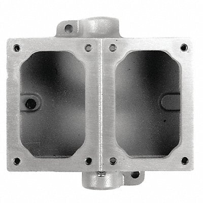 APPLETON ELECTRIC EDSC272 Mounting Body 2Gang 3/4In Feed-Thru Iron
