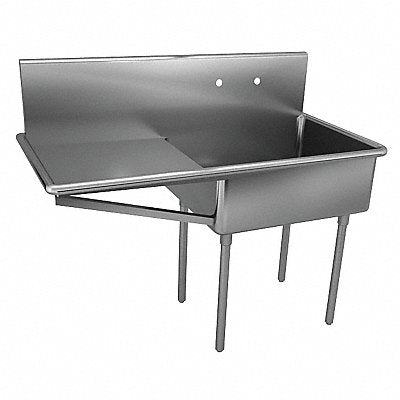 JUST MANUFACTURING NSFB12424L2J Just Scullery Sink Squar 24inx24inx12in