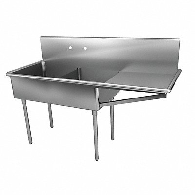 JUST MANUFACTURING NSFB23024R2J Just Scullery Sink Rectangle 15inx24inx12in