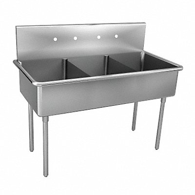 JUST MANUFACTURING NSFB35422J Just Scullery Sink Rectangle 18inx24inx12in