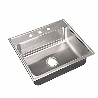 JUST MANUFACTURING SL2225A3J Just Mfg DropIn Sink Rectangle 22inx16inx8in