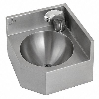 JUST MANUFACTURING A359291J Just Corner Bath Sink Cir 10inx10inx5in
