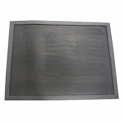 13J098 ABILITY ONE 7220020000000 Walk-Off Mat Black 2ft. x 2ft. 8