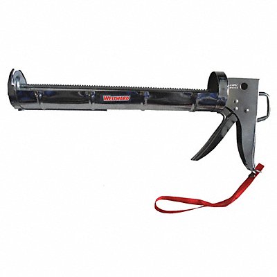 WESTWARD 13J322 Caulk Gun Steel Silver