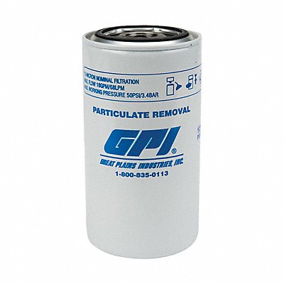 GPI 12930001 Fuel Filter Canister 3-3/4 x 3-3/4 x 7In
