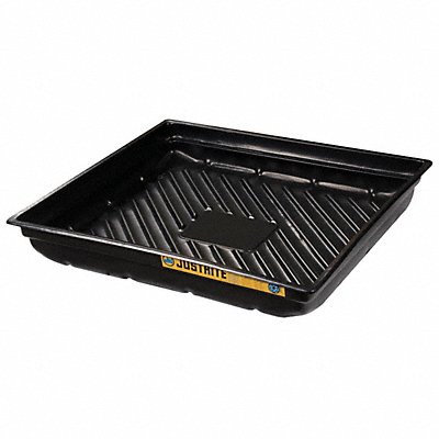 JUSTRITE 28718 Spill Tray 5-1/2 in H 37-3/4 in L
