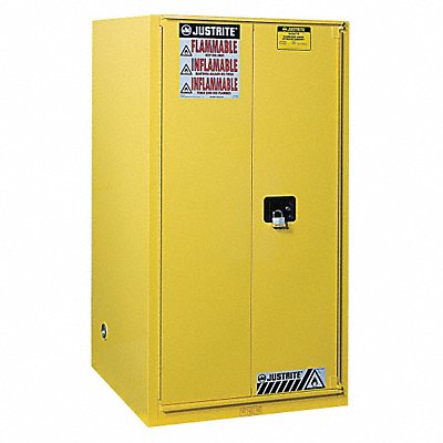 JUSTRITE 896030 K3036 Flammable Cabinet 96 gal Yellow