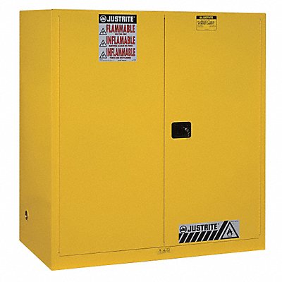 JUSTRITE 899120 Flammable Safety Cabinet 110 gal Yellow