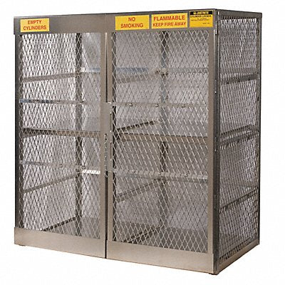JUSTRITE 23011 Gas Cylinder Cabinet 60 W 65 H