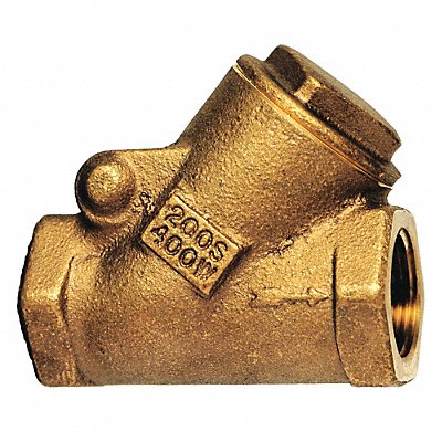 MILWAUKEE VALVE 509Y3 Swing Y Check Valve 7.875 in Overall L