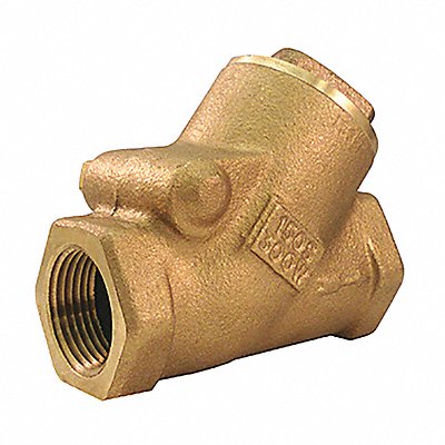 MILWAUKEE VALVE 515Y112 Swing Y Check Valve 4.625 in Overall L