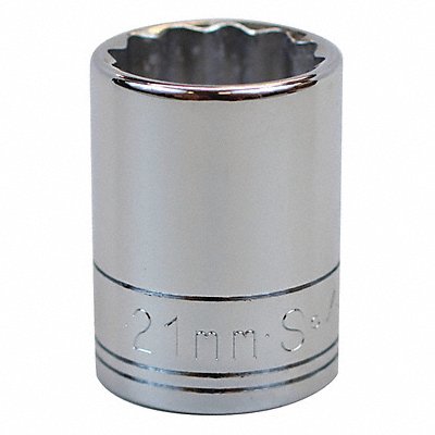 SK PROFESSIONAL TOOLS 40321 Socket Steel Chrome 21 mm