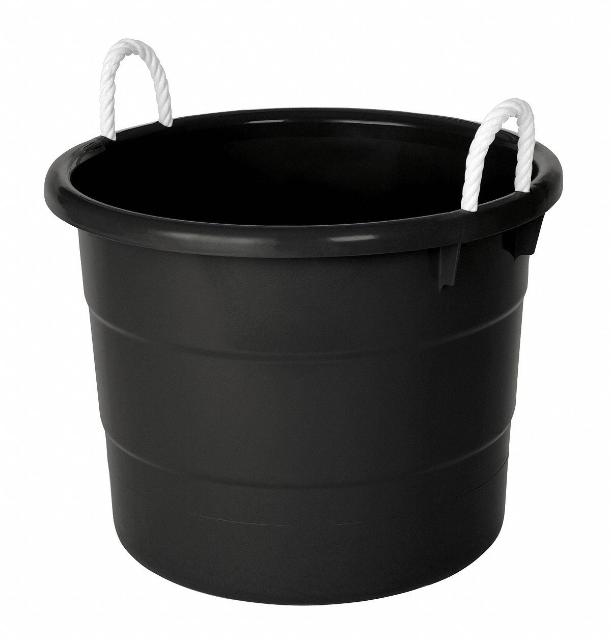 HOMZ 0402GRBK08 Storage Tub Black Nylon 21.25 in