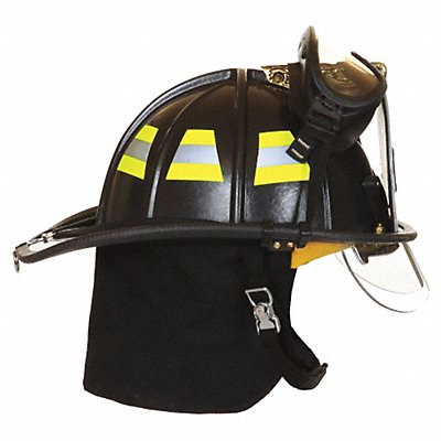 FIRE-DEX 1910GF951 Fire Helmet Traditional White