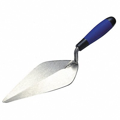 WESTWARD 13P514 London Trowel 11inL 4 3/4inW CarbonSteel