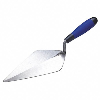 WESTWARD 13P517 London Trowel 11inL 5 1/2inW CarbonSteel