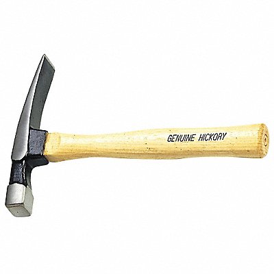 WESTWARD 13P535 Brick Layer Hammer 16 oz Hickory Handle