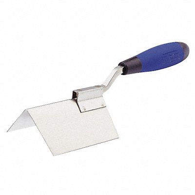 WESTWARD 13P540 Outside Corner Trowel 5inL 2 1/2inW SS