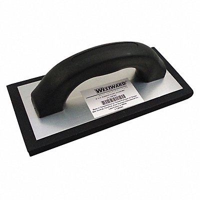 WESTWARD 13P541 Concrete Float Synthetic Rubber 9 L