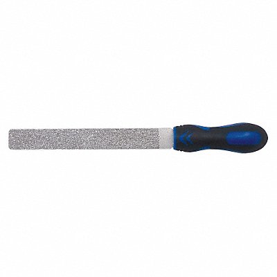 WESTWARD 13P553 Ceramic Tile File 12 In Blk/Blu SoftGrip