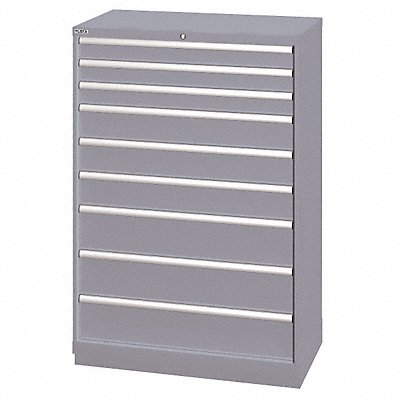 LISTA HS130902AFTKALG Mod Drwr Cab 59-1/2 H 9 Drwr Light Grey