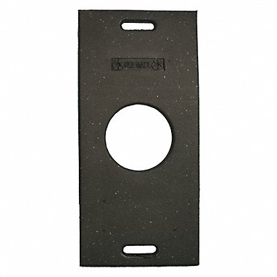 GRAINGER 375230 Trim Line Channelizer Base Black 30 lbs