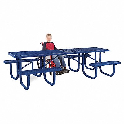 ULTRASITE 238H4V10Blue ADA Shelter Table 120 W x70 D Blue