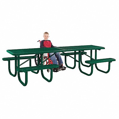 ULTRASITE 238H4V10Green ADA Shelter Table 120 W x70 D Green