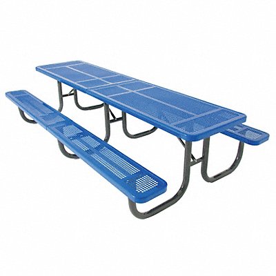 ULTRASITE 2383P12Blue Shelter Table 144 W x70 D Blue