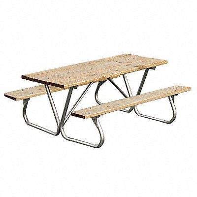 ULTRASITE gBT158PT6 Picnic Table 72 W x68 D Woodtone