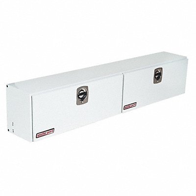 WEATHER GUARD 291302 Topside Truck Box White 90-1/4 in W
