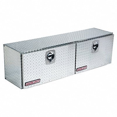 WEATHER GUARD 364002 Topside Truck Box Silver 64-1/4 in W